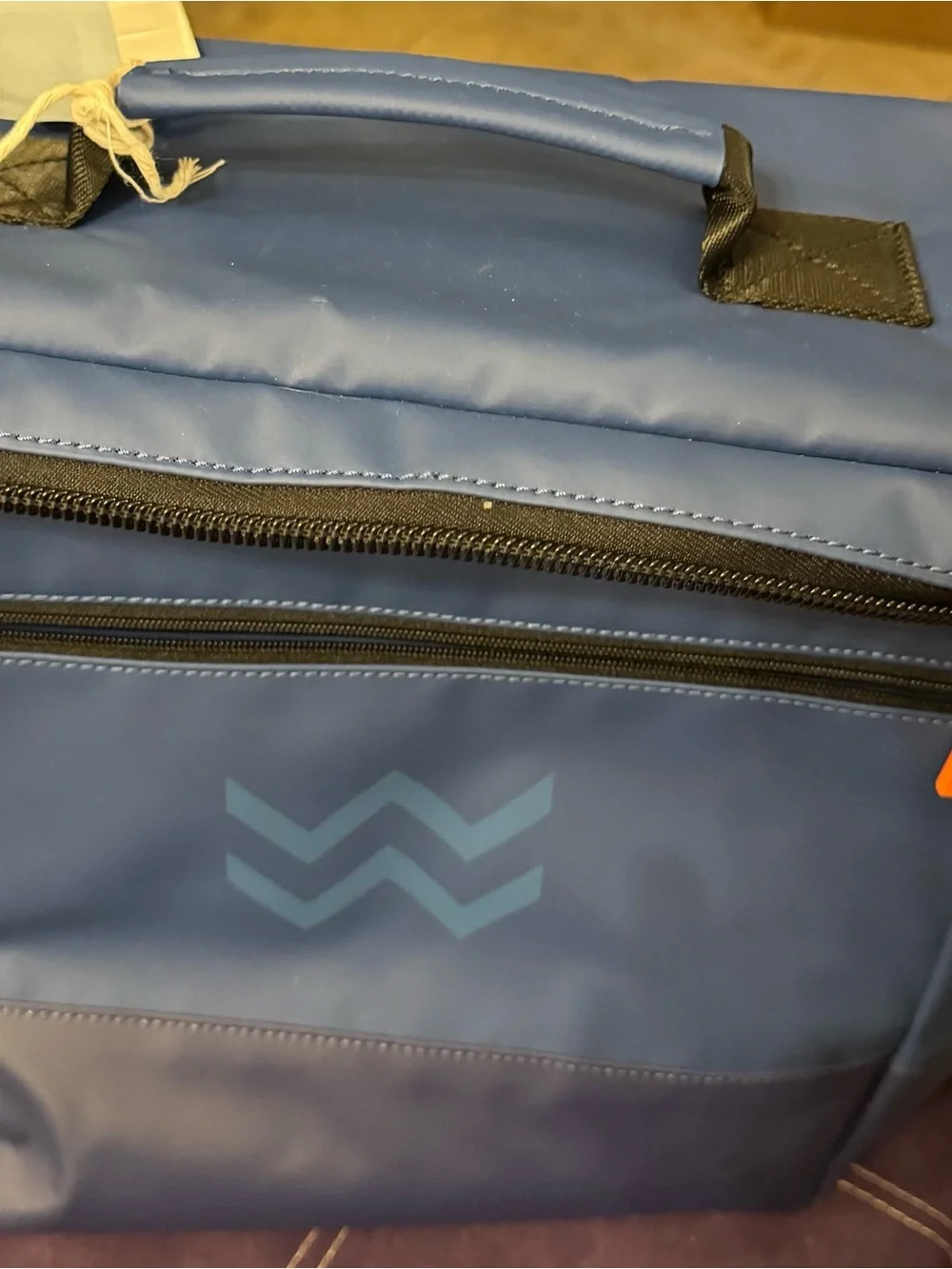 Wren Blue Insulated Cooler Bag with Carry Handle & Opener